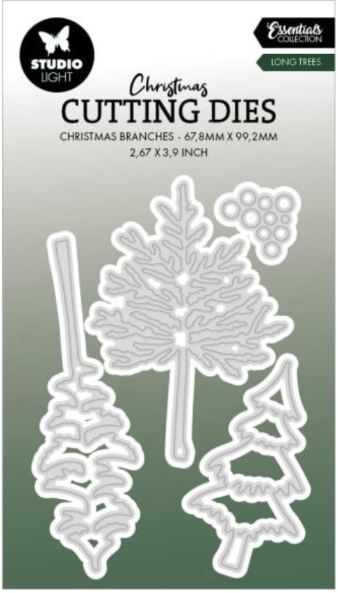 Studio Light Long Christmas Trees Essentials Cutting Die