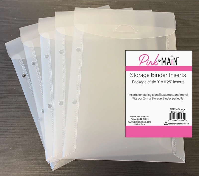 Pink & Main 9x6.25 Storage Binder Inserts