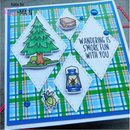 Pink & Main Stitched Diamonds Dies