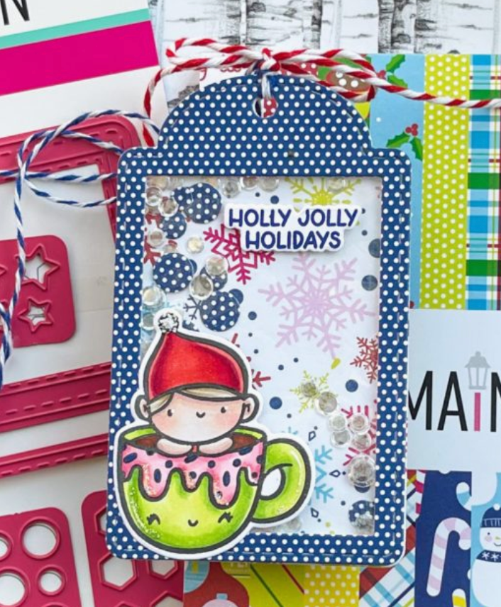 Pink & Main Shaker Tag Dies