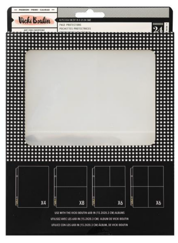 Vicki Boutin 6x8 Where to Next Assorted Page Protectors {F414}