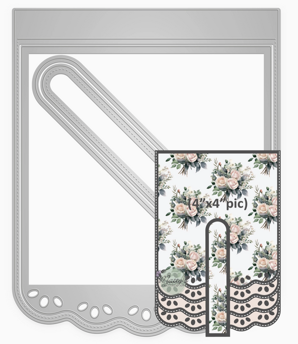 Matty's Crafting Joy Decorative Square Waterfall Flap Die