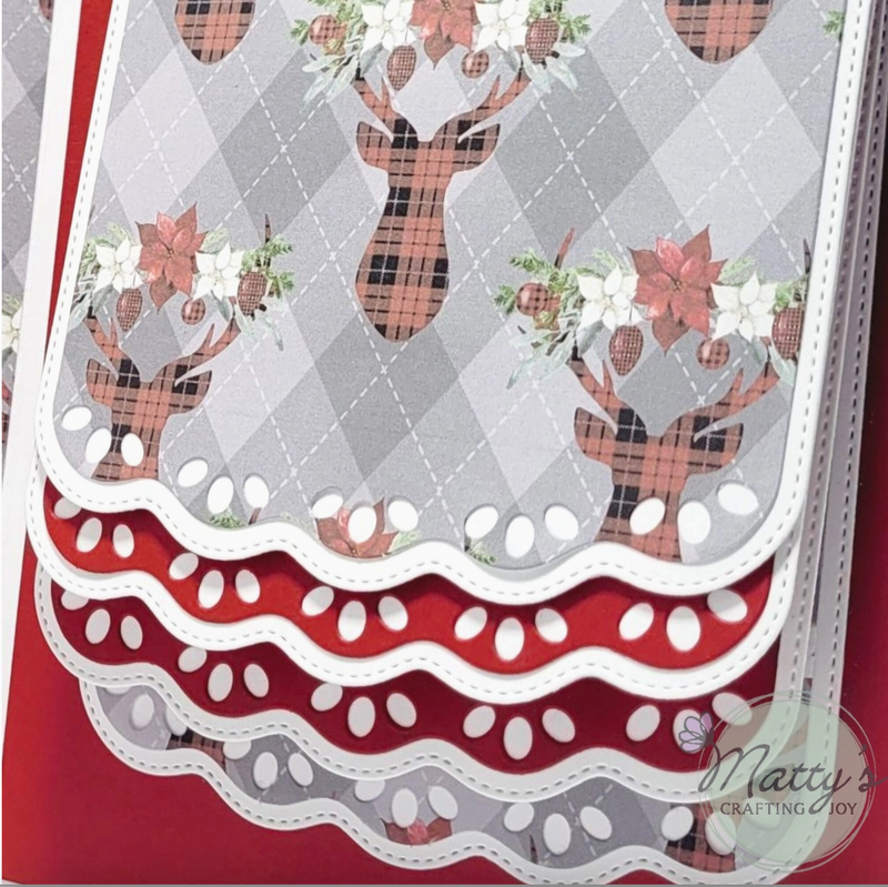 Matty's Crafting Joy Decorative Square Waterfall Flap Die