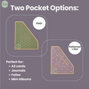 Matty's Crafting Joy Patterned Journal Pocket Die {K10}