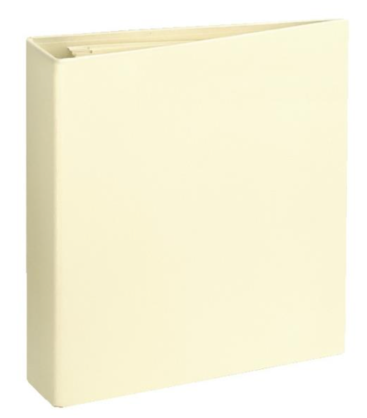 Graphic 45 Staples Ivory Binder Album with Interactive Pages