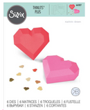 Sizzix Geo Heart Box Thinlits Dies