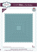 Creative Expressions Scalloped Squares Craft Dies