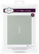 Creative Expressions Set B Double Stitched Rectangles Craft Dies