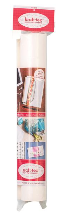 Kraft-Tex 19in x 1.5yd. White Kraft Paper Fabric {F402}
