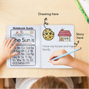 Three Leaf 9.75"x7.5" Primary Journal Composition Notebook {B03}