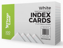 Three Leaf 3x5 White RULED Index Cards {B11}