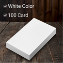 Three Leaf 3x5 White UNRULED Index Cards {B23}
