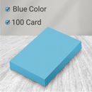 Three Leaf 4x6 Blue UNRULED Index Cards {B16}