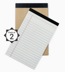 Three Leaf 5x8 Legal Writing Pad  2PK. {B121}