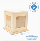 Woodpeckers Crafts 5.625" Unfinished Wood Photo Cube