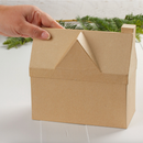 7.75" Paper Mache House Box