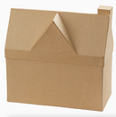 7.75" Paper Mache House Box