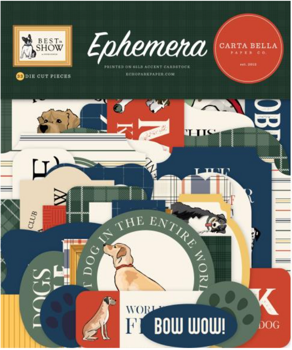 Carta Bella Best In Show Icons Ephemera