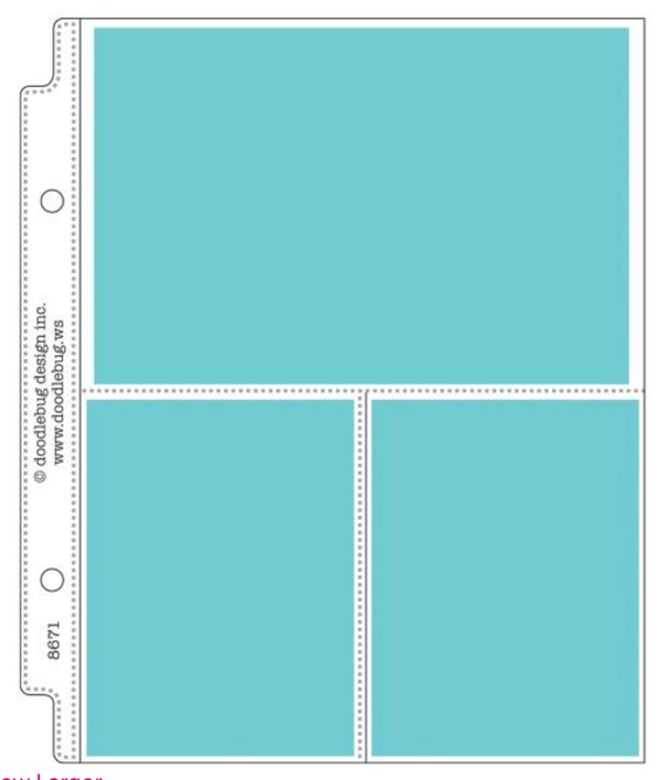 Doodlebug Design Combo Mini Album Page Protectors {C301}