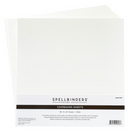 Spellbinders 12x12 White Chipboard Sheets {B20}