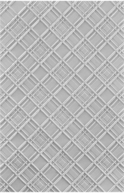 Spellbinders Argyle Plaid 3D Embossing Folder