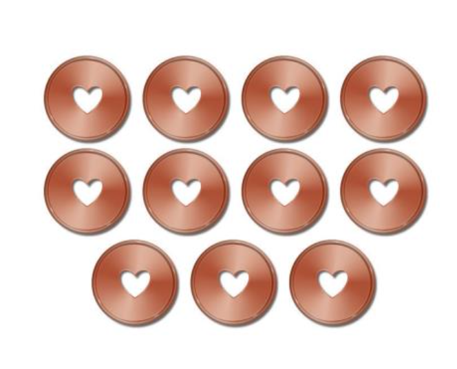 Happy Planner Copper Metal Disc Set {W32}