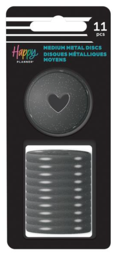 Happy Planner Black Pearl Metal Disc Set {W26}