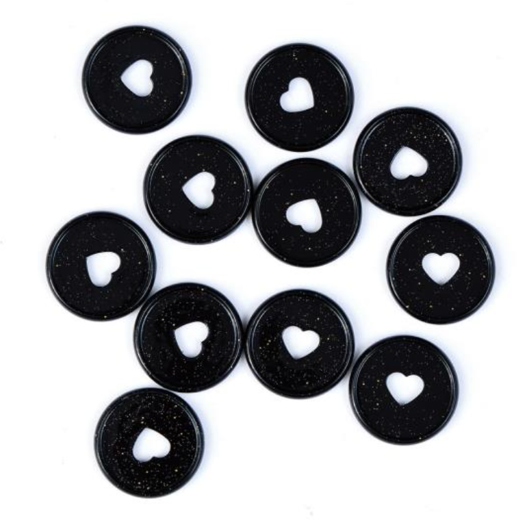 Happy Planner Black Pearl Metal Disc Set {W26}