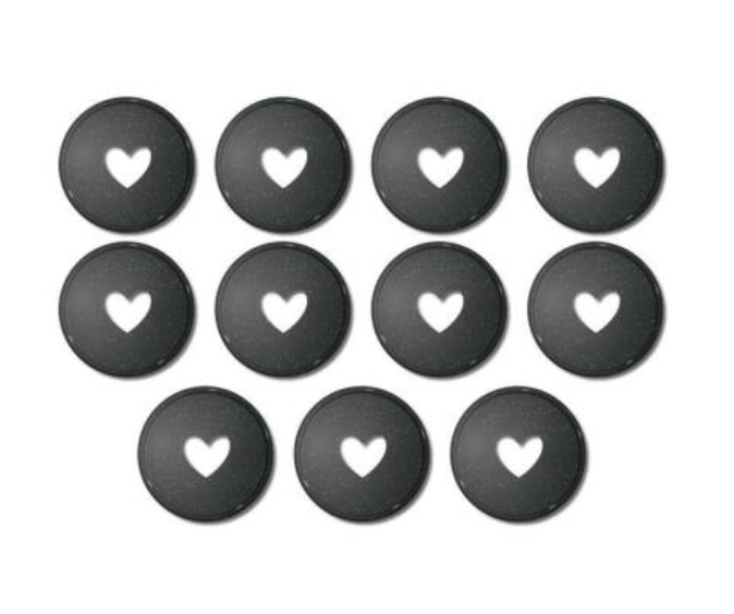 Happy Planner Black Pearl Metal Disc Set {W26}