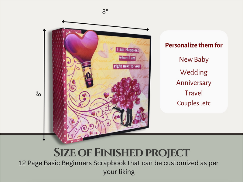 Craftreat 8x8 Black Basic Folio