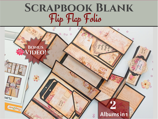 Craftreat Flipflap Gatefold Folio - 2Pk.
