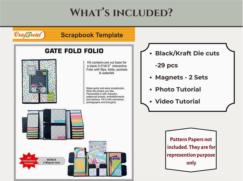 Craftreat Kraft Gate Fold Folio