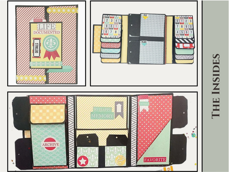 Craftreat Black Gate Fold Folio
