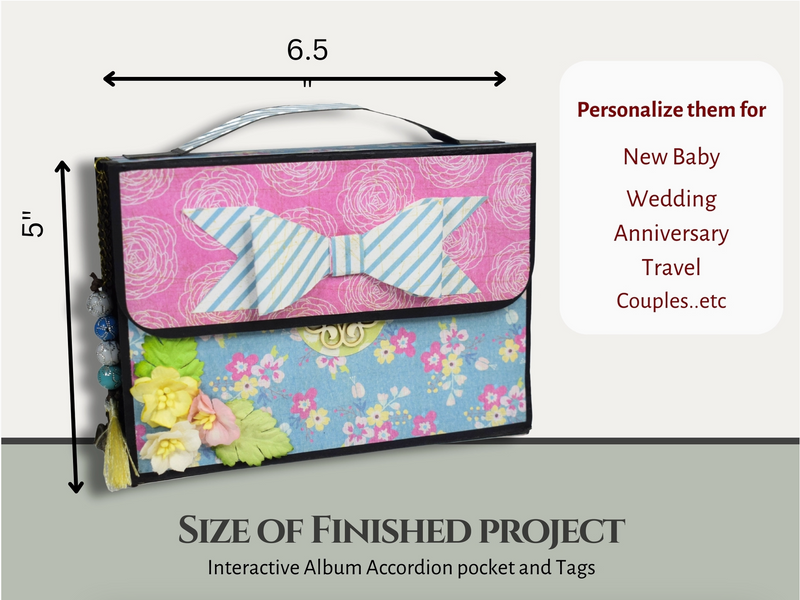 Craftreat Accordion Inserts Handbag Folio - 2PK
