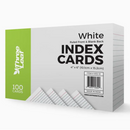 Three Leaf 4x6 White RULED Index Cards {B119}