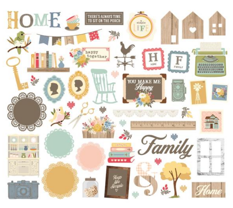 Simple Stories Front Porch Icons Bits & Pieces