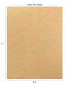 Harmony Hues 8.5x11 Kraft 110lb. Cardstock {C221}