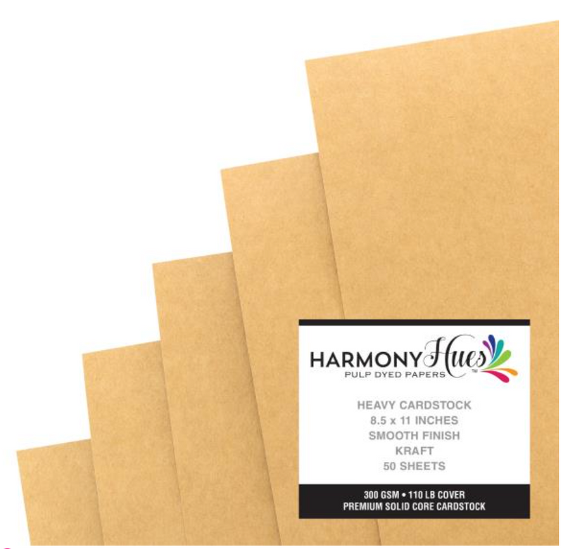 Harmony Hues 8.5x11 Kraft 110lb. Cardstock {B522}