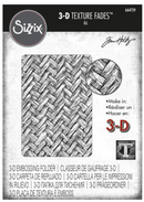 Sizzix A6 Intertwined 3D Texture Fades Embossing Folder {W10}