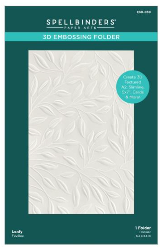 Spellbinders Leafy 3D Embossing Folder {X102}