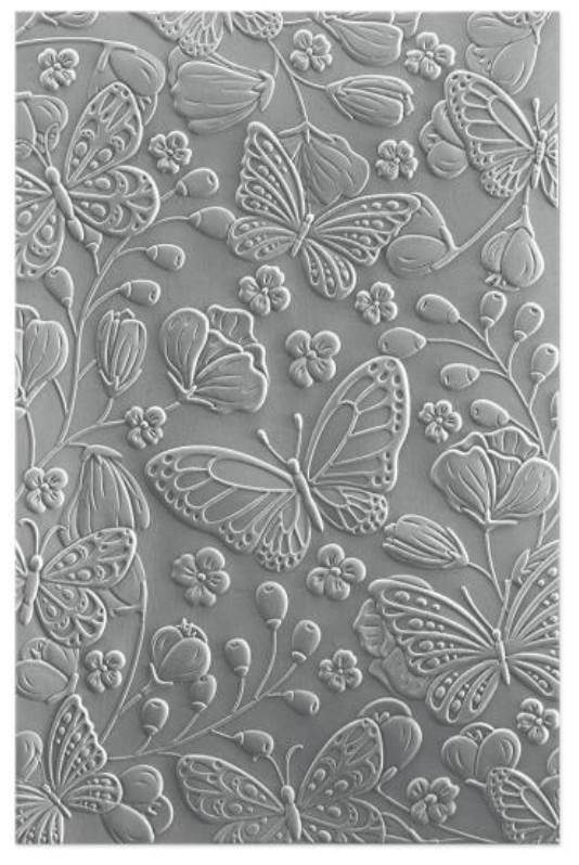 Spellbinders Beautiful Butterflies 3D Embossing Folder {X118}