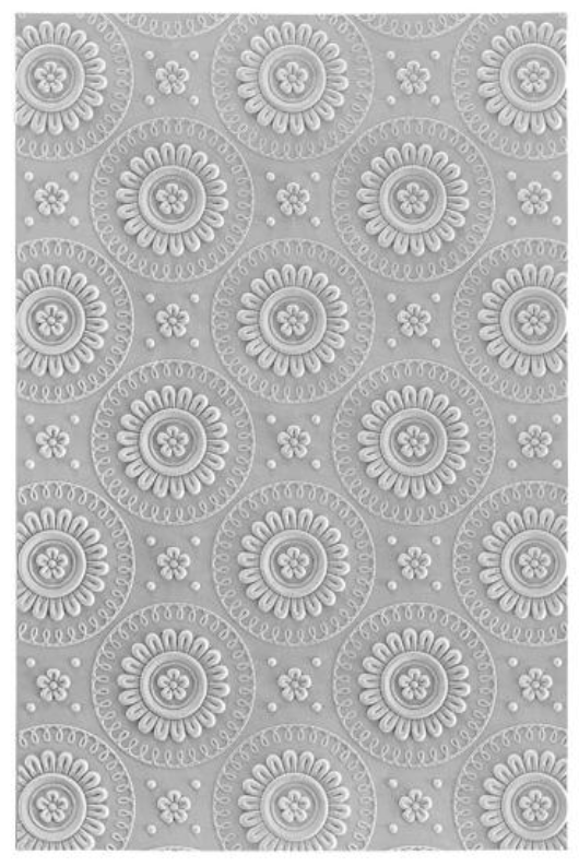 Spellbinders Mandala Blooms 3D Embossing Folder {X120}