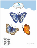 Elizabeth Craft Designs Layered Butterflies Metal Die Set