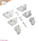 Elizabeth Craft Designs Layered Butterflies Metal Die Set