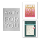 Spellbinders A2 Cardfront Beveled A Gift For You 3D Embossing Folder {W21}