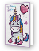 Diamond Dotz Diamond Art 5x7 Welcome Baby Greeting Card Kit {12}