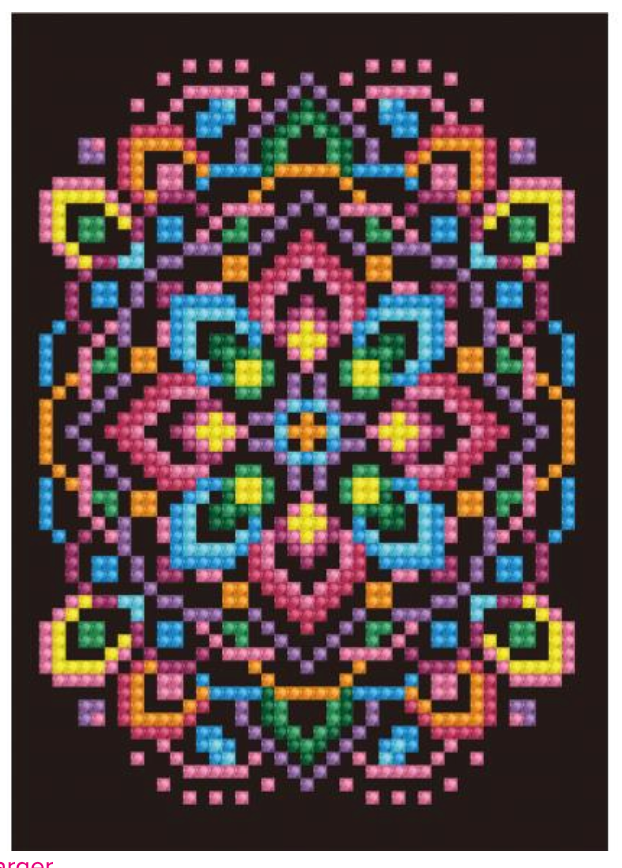Diamond Dotz Diamond Art 5x7 Blackstar Greeting Card Kit {W75}