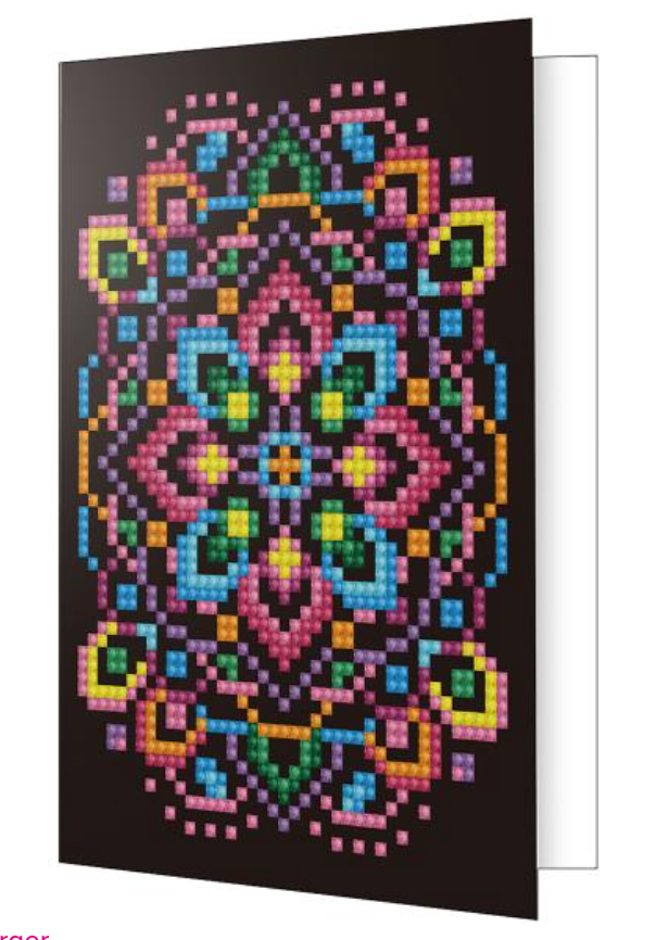 Diamond Dotz Diamond Art 5x7 Blackstar Greeting Card Kit {W75}