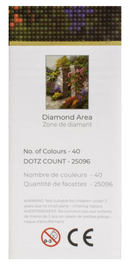 Diamond Dotz 21"x16.8" Thomas Kinkade The Rose Garden Diamond Art Kit