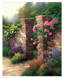 Diamond Dotz 21"x16.8" Thomas Kinkade The Rose Garden Diamond Art Kit